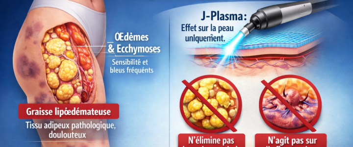 Pourquoi le J-Plasma ne traite pas le lipœdème : analyse médicale