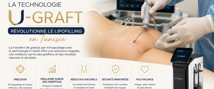Transfert de graisse par échoguidage : la technologie U-Graft révolutionne le lipofilling en Tunisie Transfert de graisse par échoguidage : la technologie U-Graft révolutionne le lipofilling en Tunisie