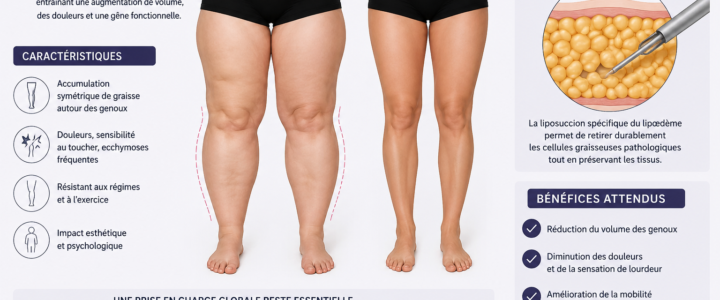 Lipœdème des genoux : les traitements chirurgicaux pour remodeler les jambes Lipœdème des genoux : les traitements chirurgicaux pour remodeler les jambes